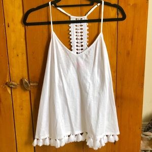 Lily Pulitzer white tank top